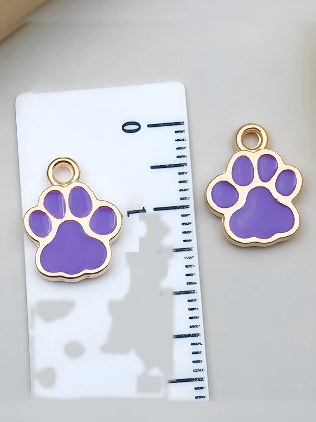 KC золото фиолетовый палец 15x12mm