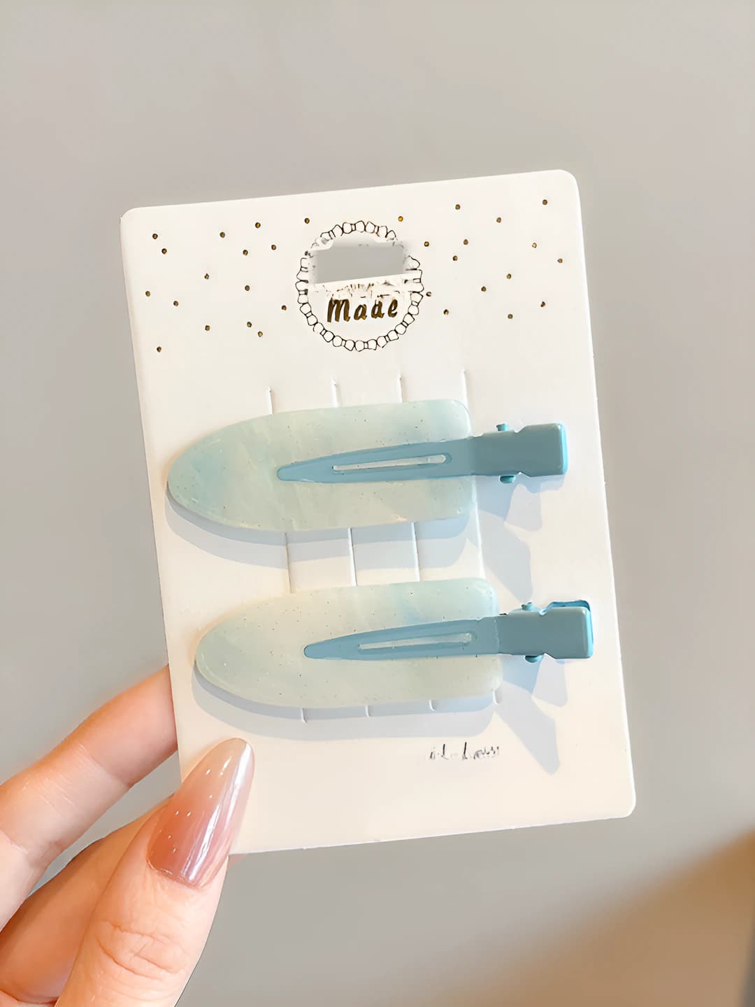 4# Sky blue 2 pcs - 6.5 cm