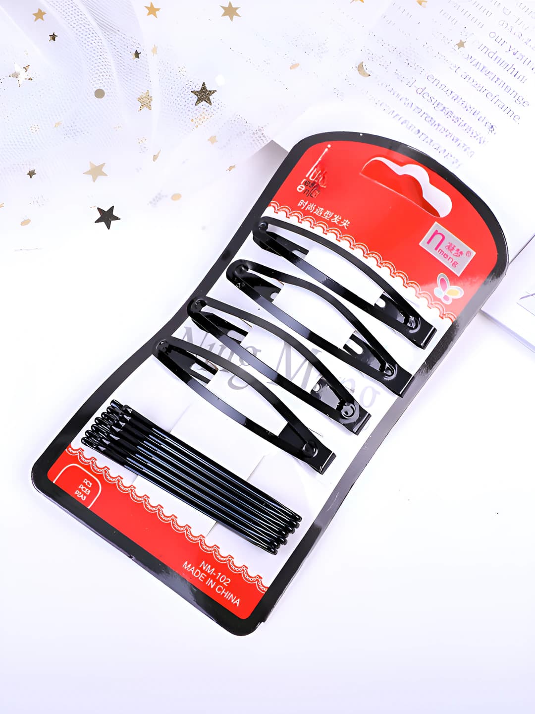 7 pcs 6cm straight, 4 pcs bb clips, 6 panels