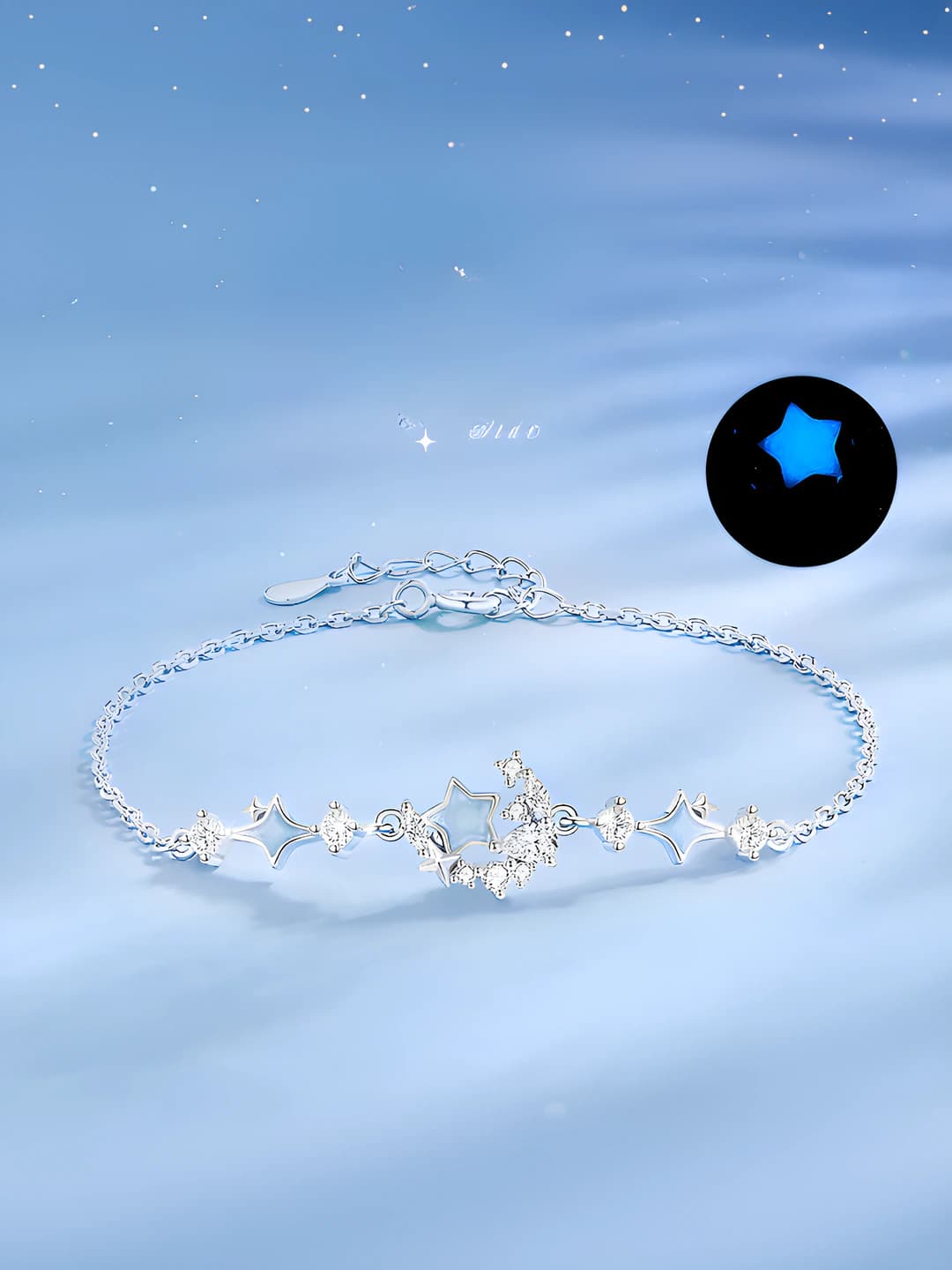 Star-moon bracelet