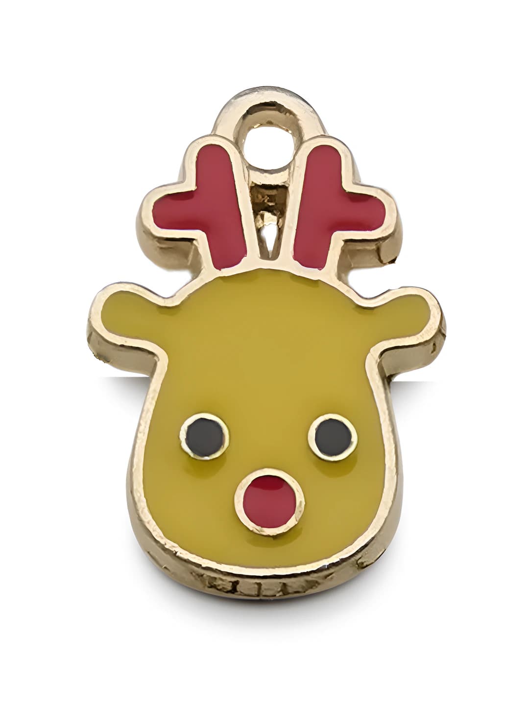 1 pc yellow deer 12x18mm-1g-12527