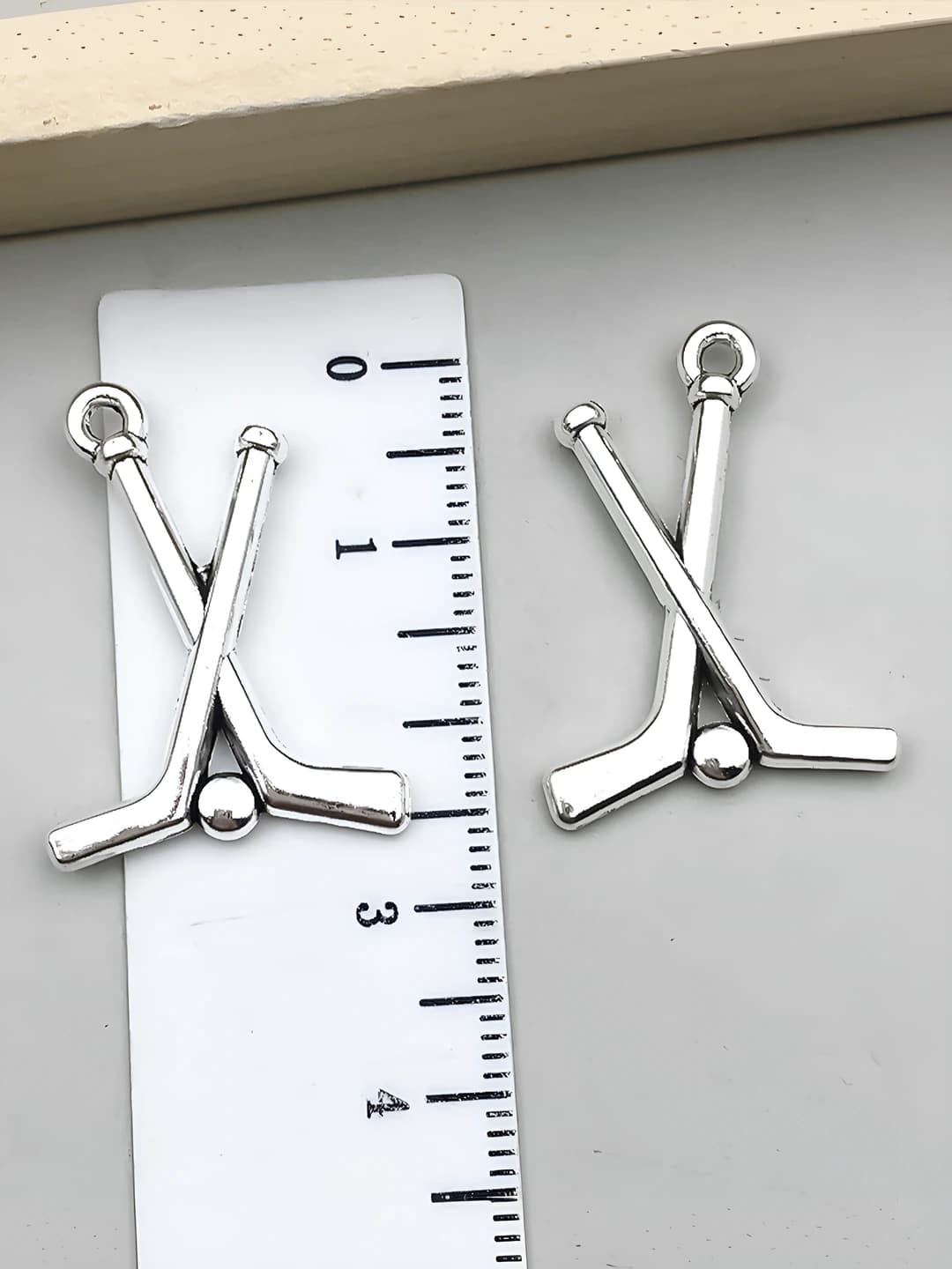 Hockey ball and stick 26x19mm-1.8g-22268