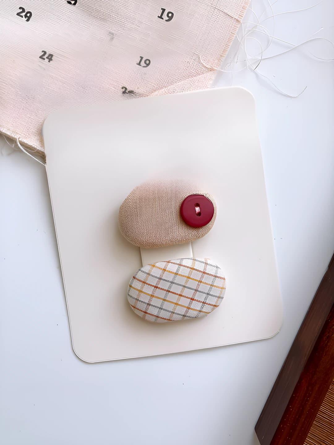 1# Coffee + Plaid, 3.5 cm