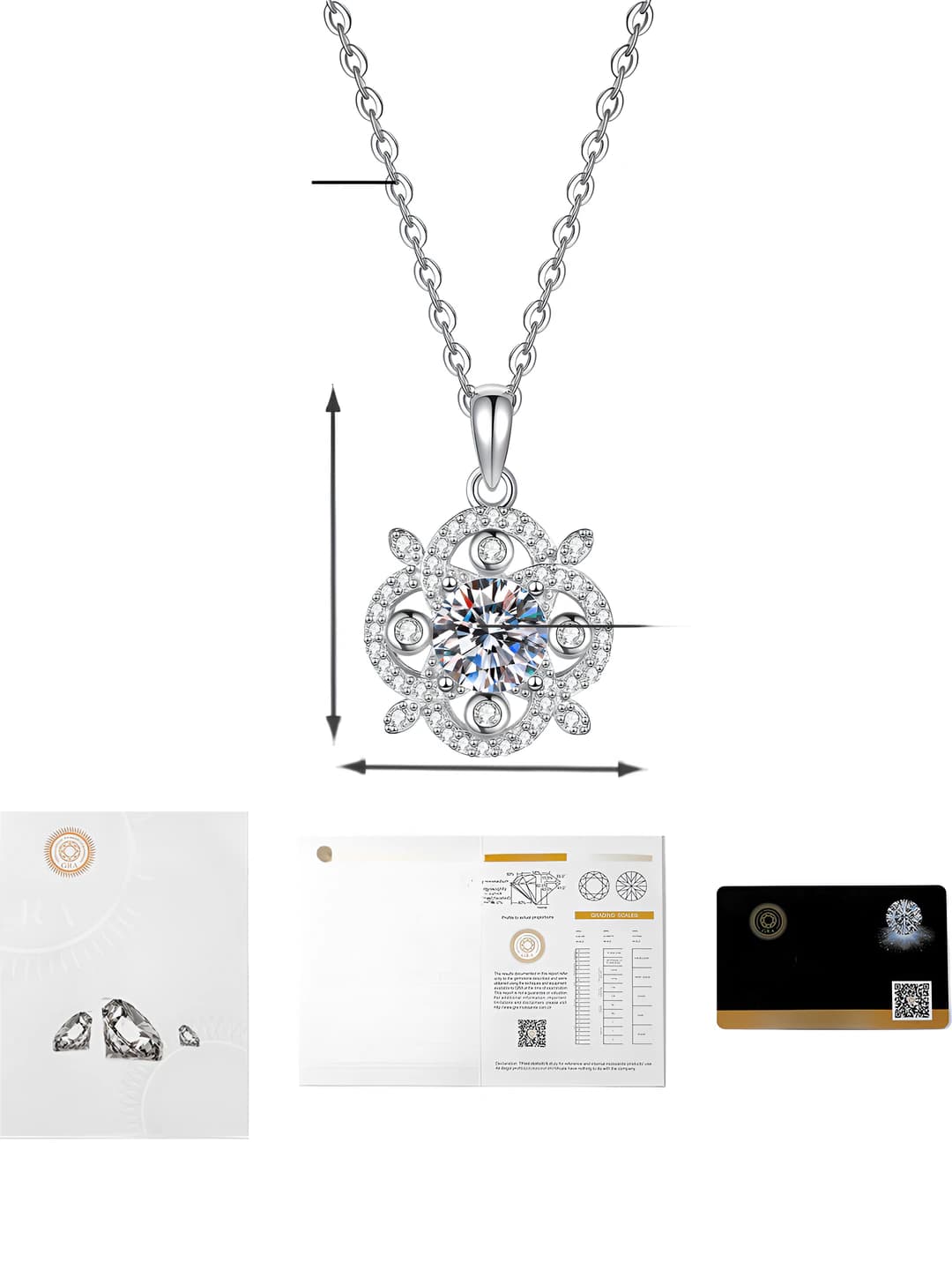 1 ct moissanit