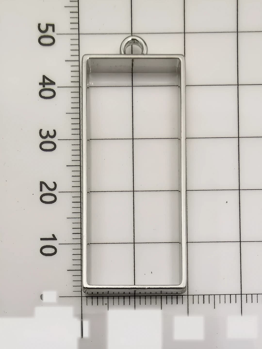 1 шт белое K большой прямоугольник 20x45mm-10476