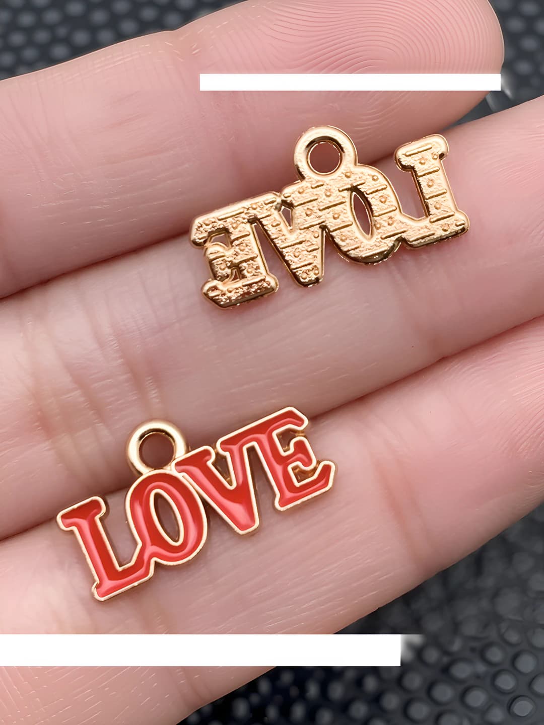 1 pc letter LOVE 10x18mm-0.5g-21488