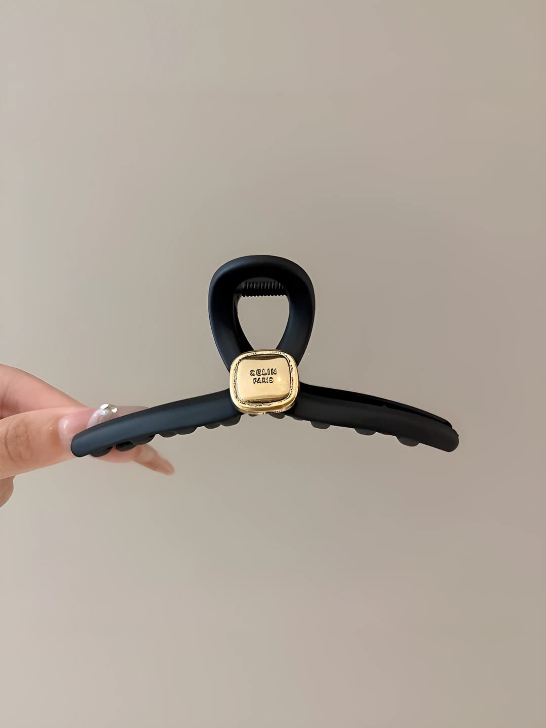 1# Square logo clip 11cm