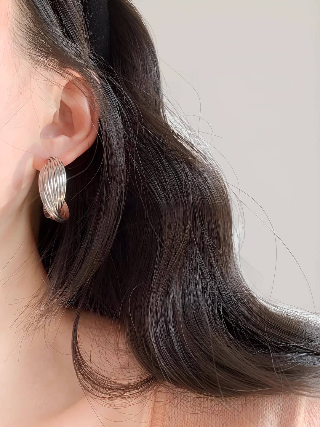 2 Silver pin - Silver