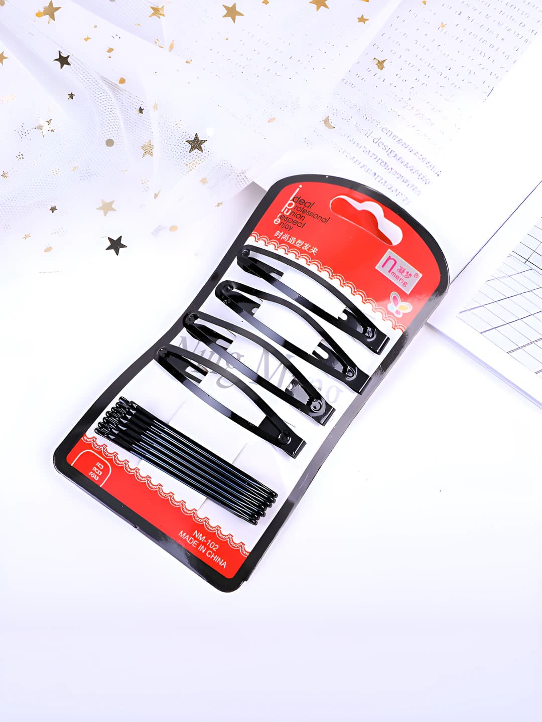 5# 7 pcs 6cm straight clip 4 pcs bb clip 1 board