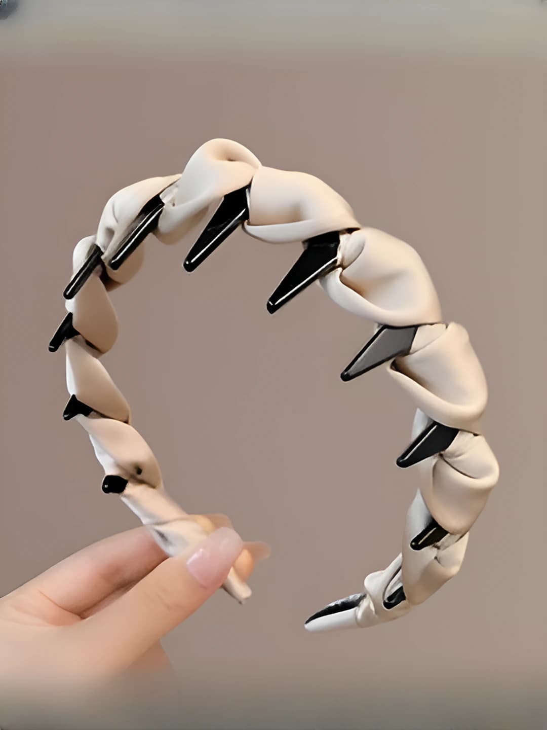 Off-white satin
