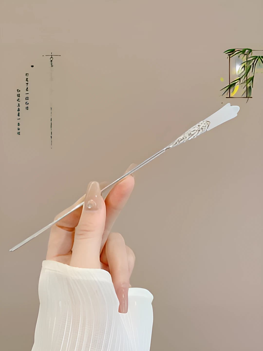 Oq yoshim shamlari 15 sm