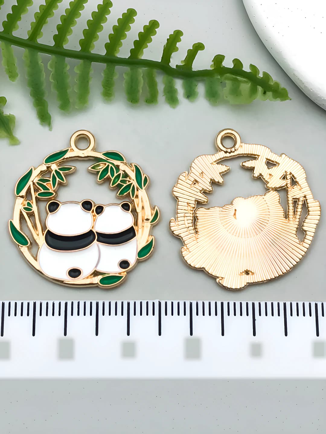 1 ta ikki tomonli orqa panda 22x20mm-2.3g-21690