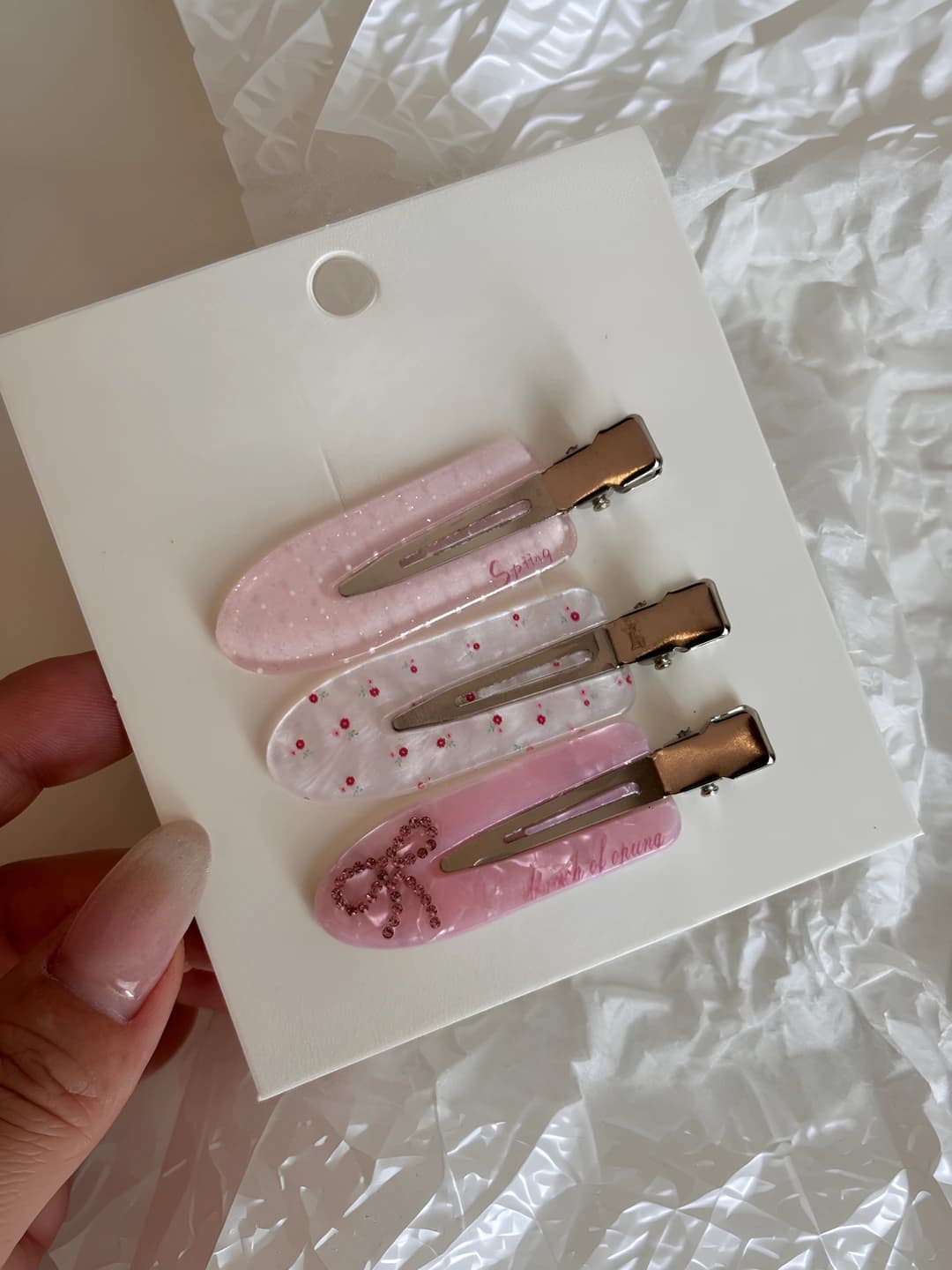 Pink, 3 pcs, 6 cm