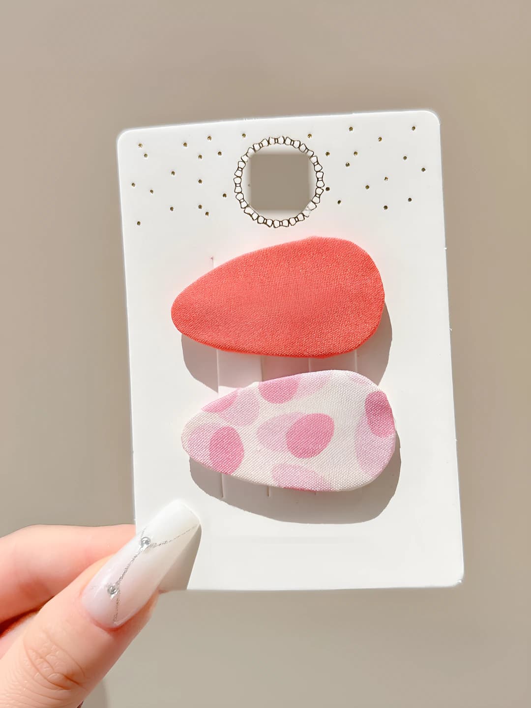 1# Pink 2 pcs - 4.5 cm