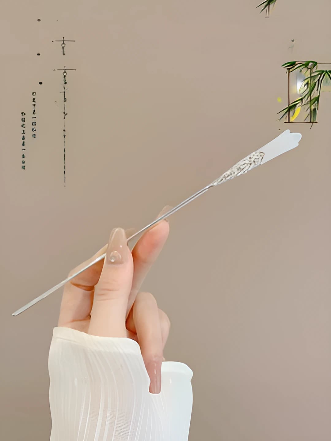Oq yoshim shamlari 15 sm
