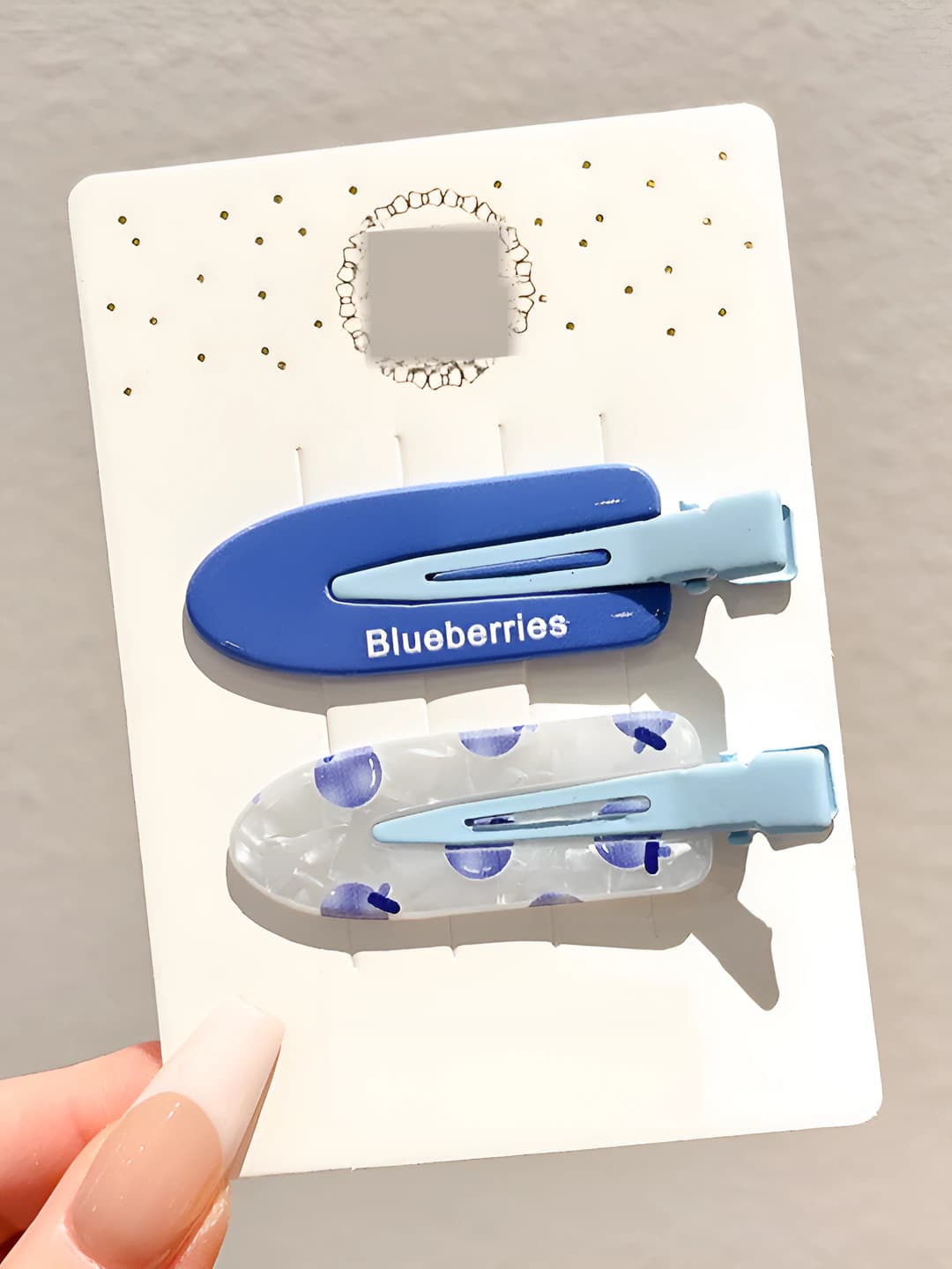 Blue plum, 2 pcs, 6 cm
