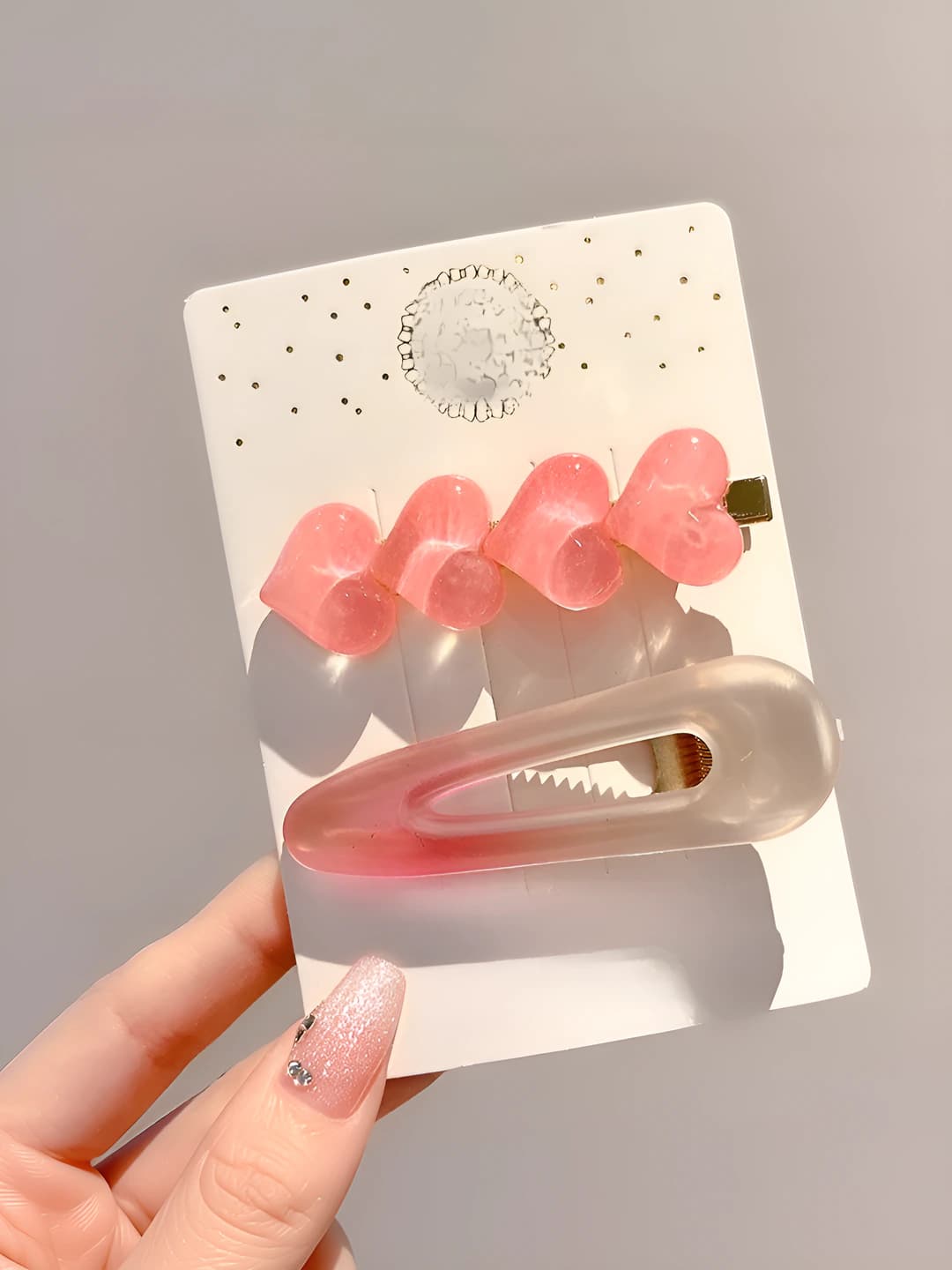 Sweet peach 2-piece set 8 cm