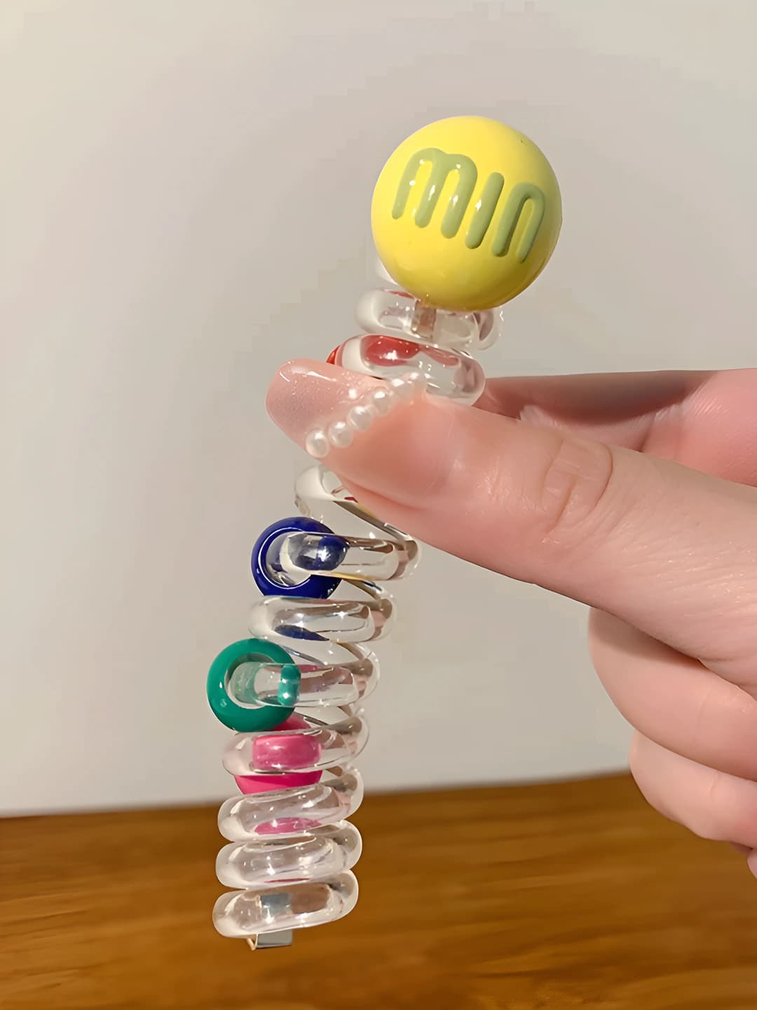 5# Colour ball, yellow, ~9 cm