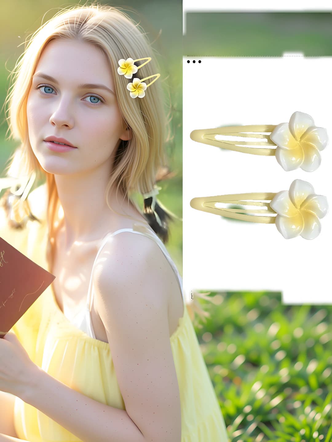 3# зажим-плюмерия капля 2 шт (ок. 5.7cm)