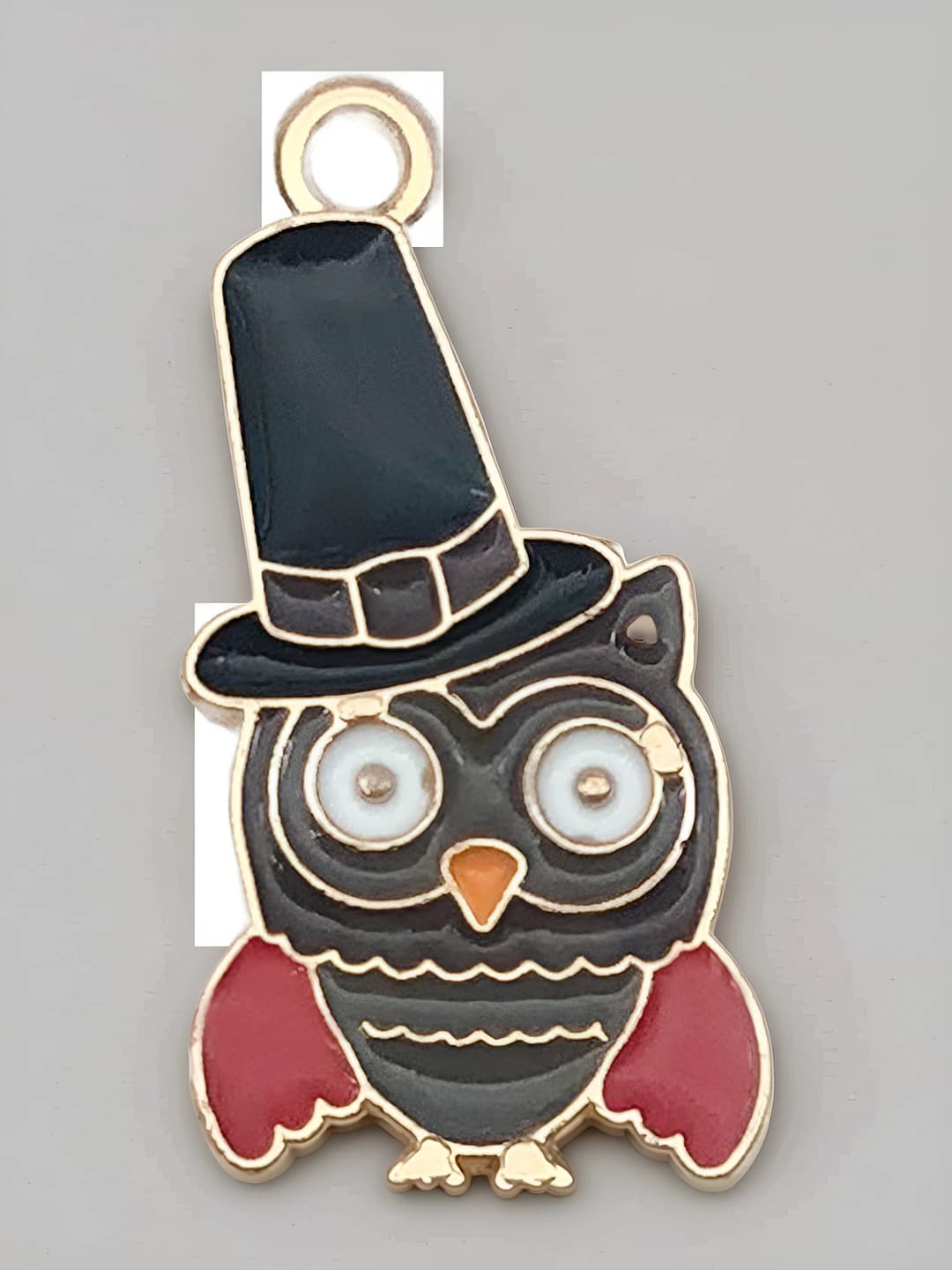 1 pc Magic hat owl 26x13mm-1.2g