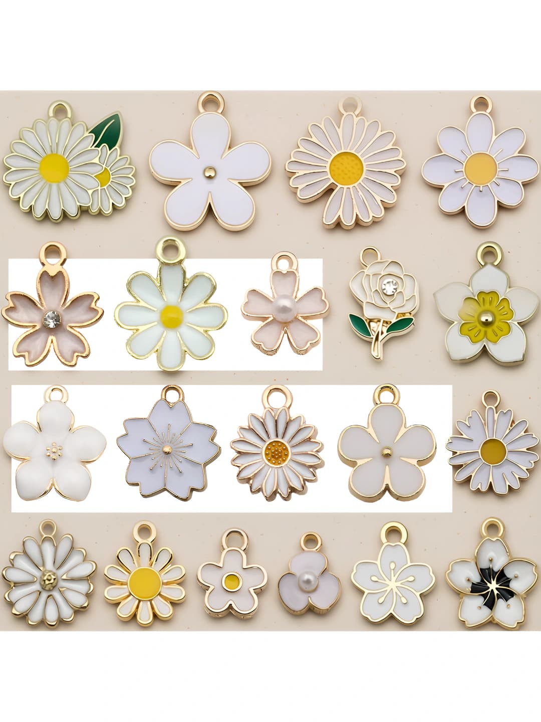 White flowers mix