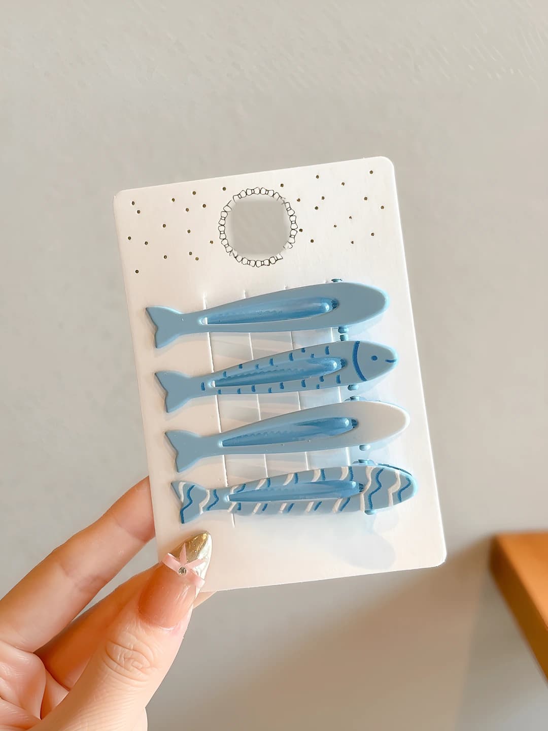 1# Small fish hair clip set - approx. 6 cm