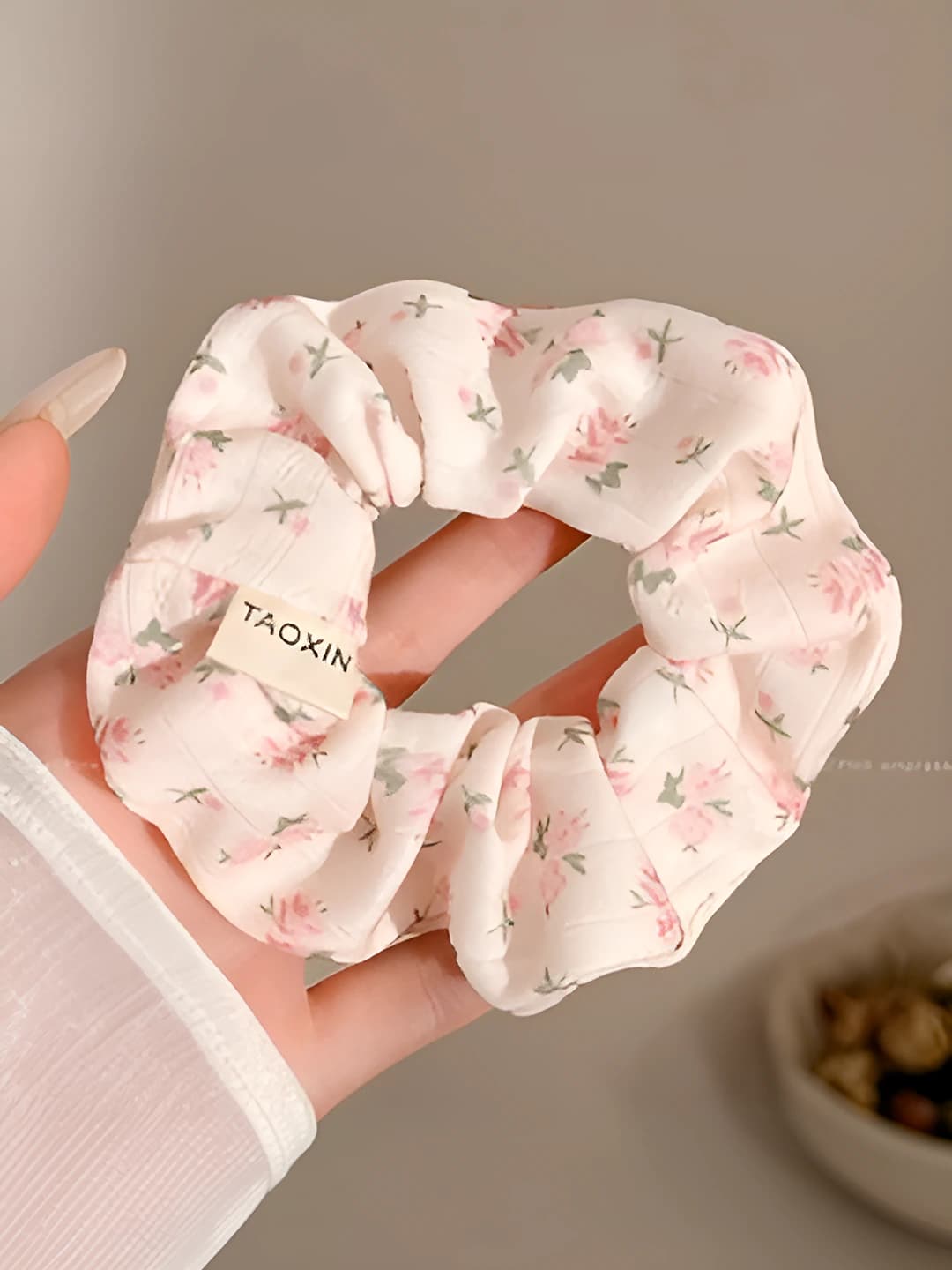 Pink, floral, 11 cm