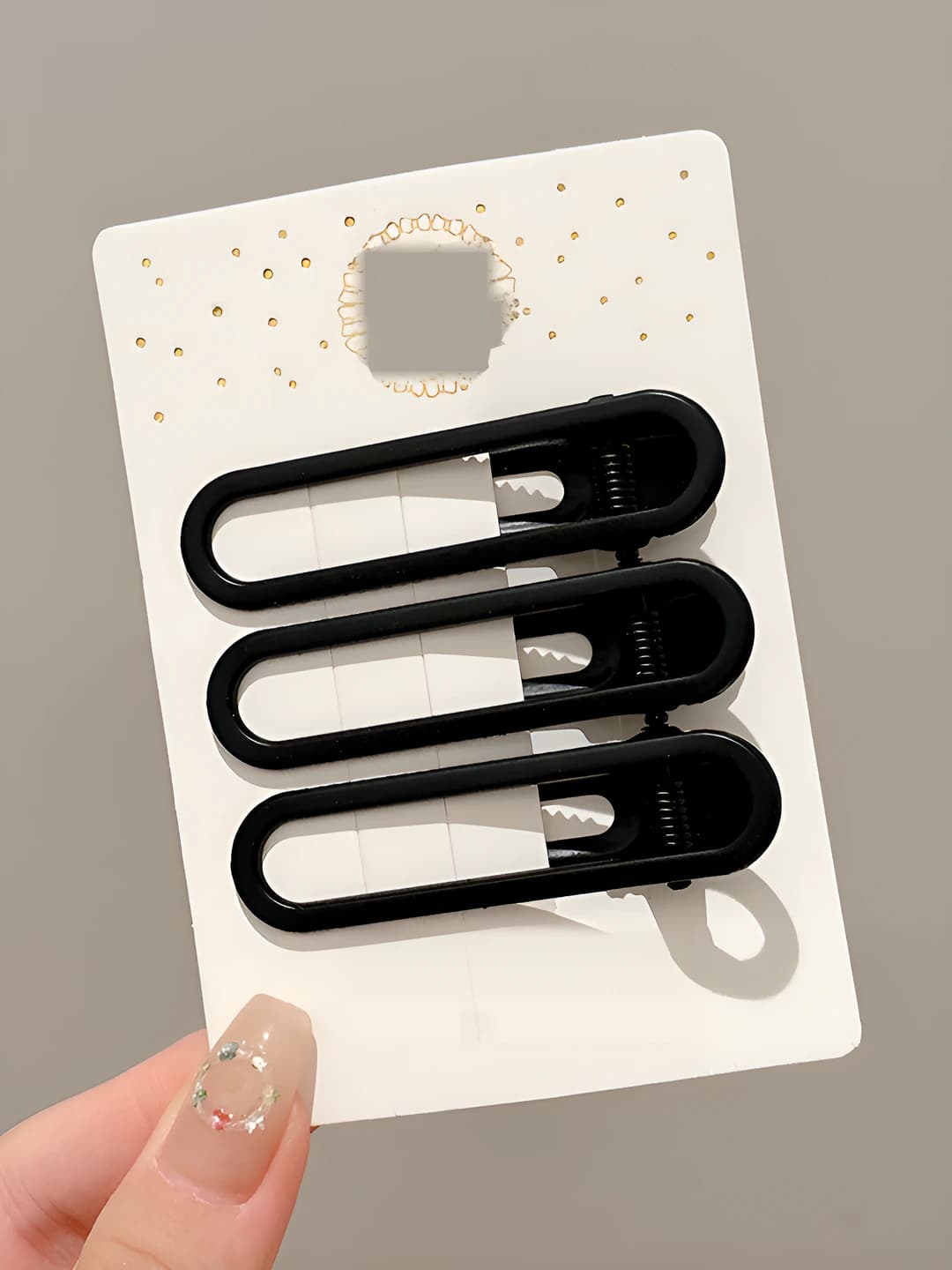 10# Cutout oval clip (3 pcs) 6 cm