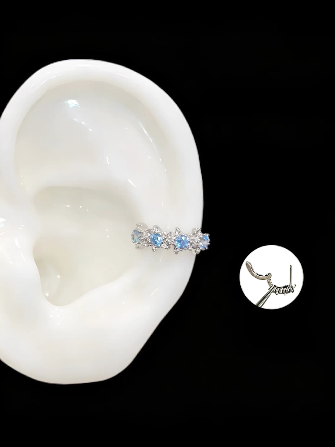 A009404 Oq oltin Och dengiz ko'k Ichki diametr 12mm