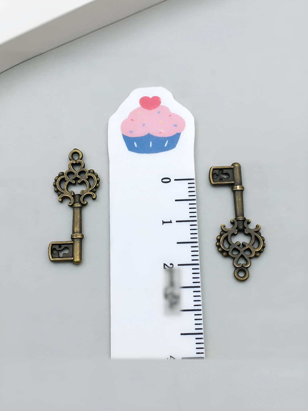 1 dona guli shakl kalit 12x28mm