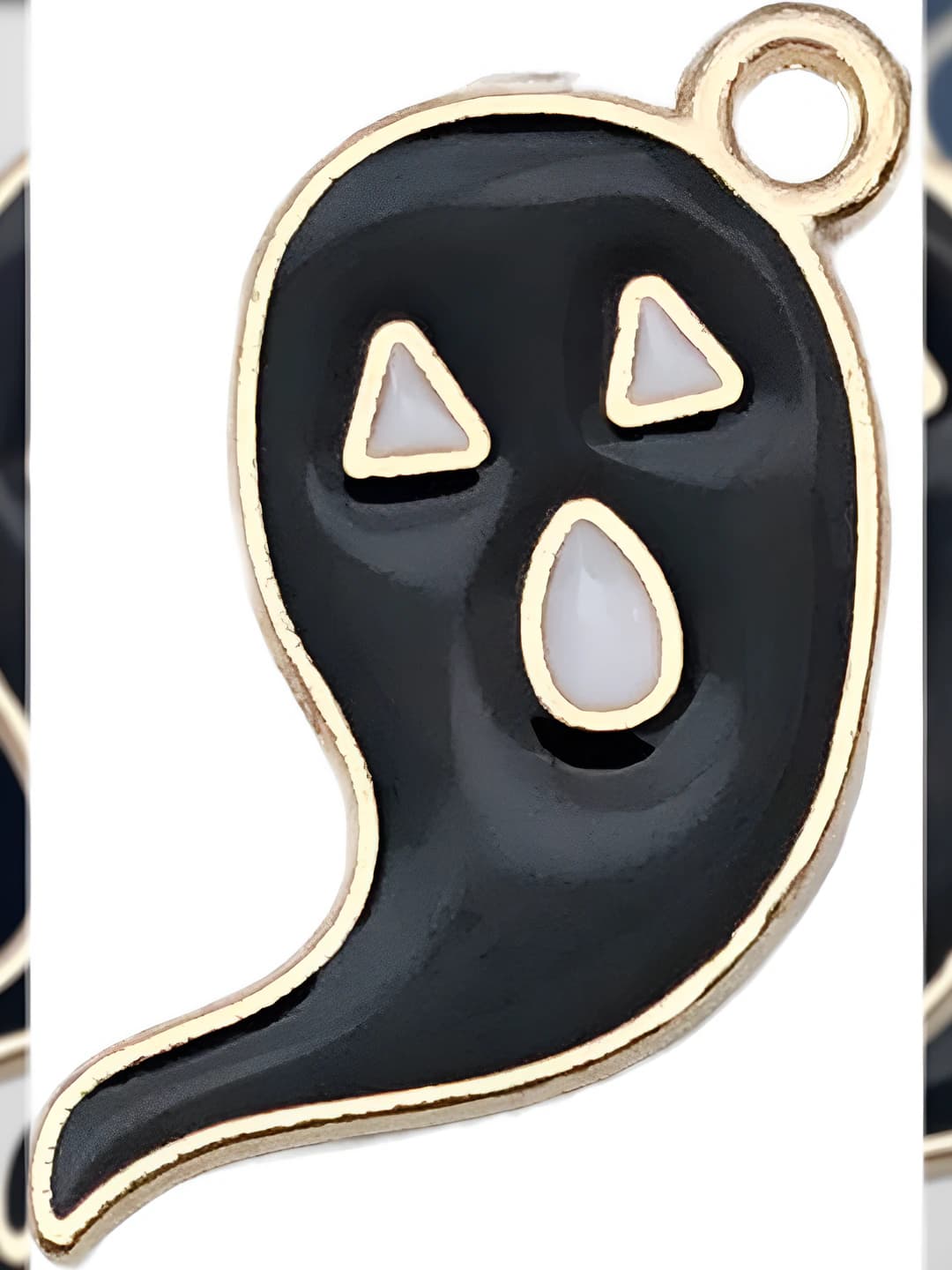 Чёрный, 18x14mm, 1g
