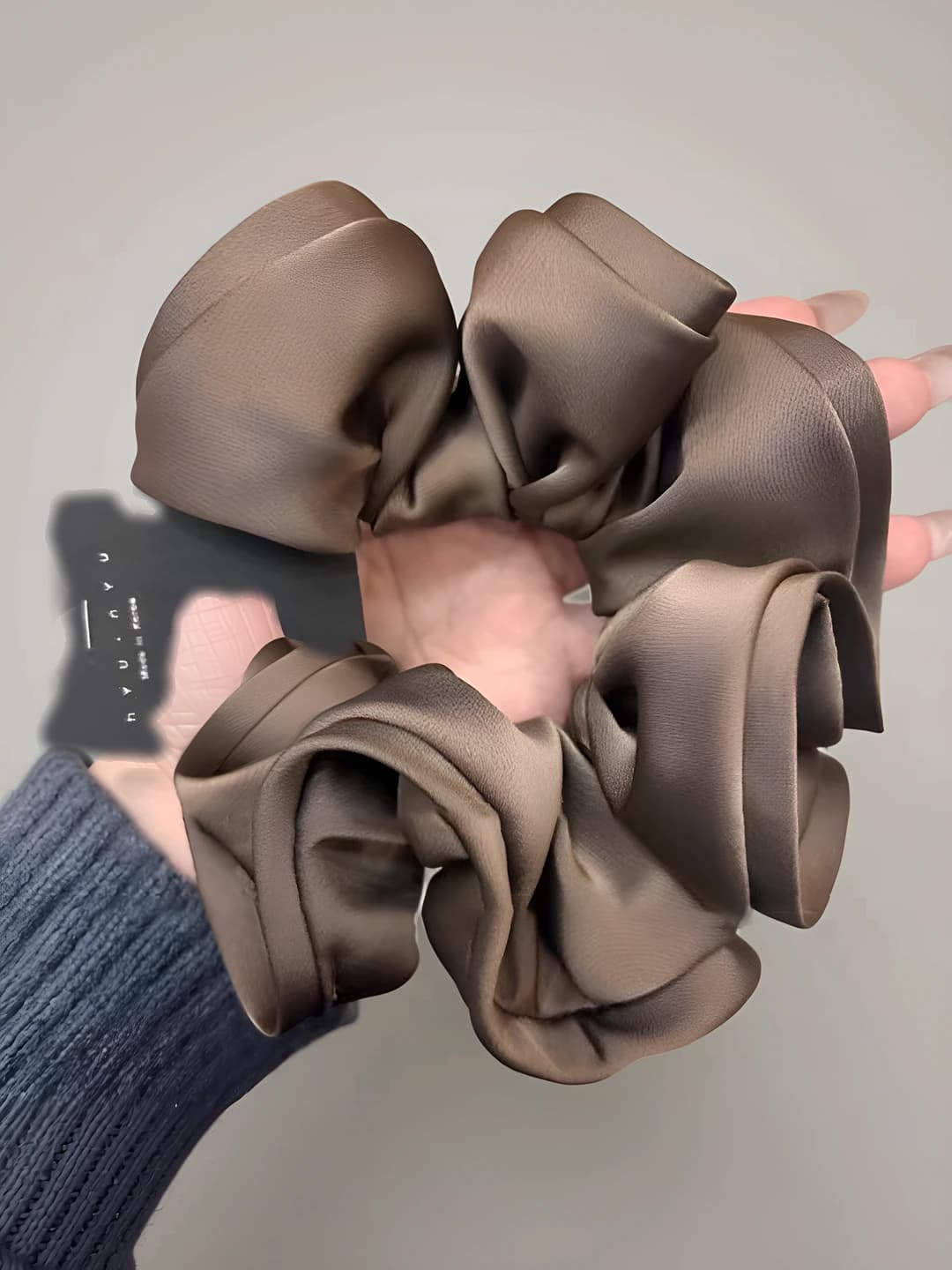 Кофейная большая резинка ~15 см