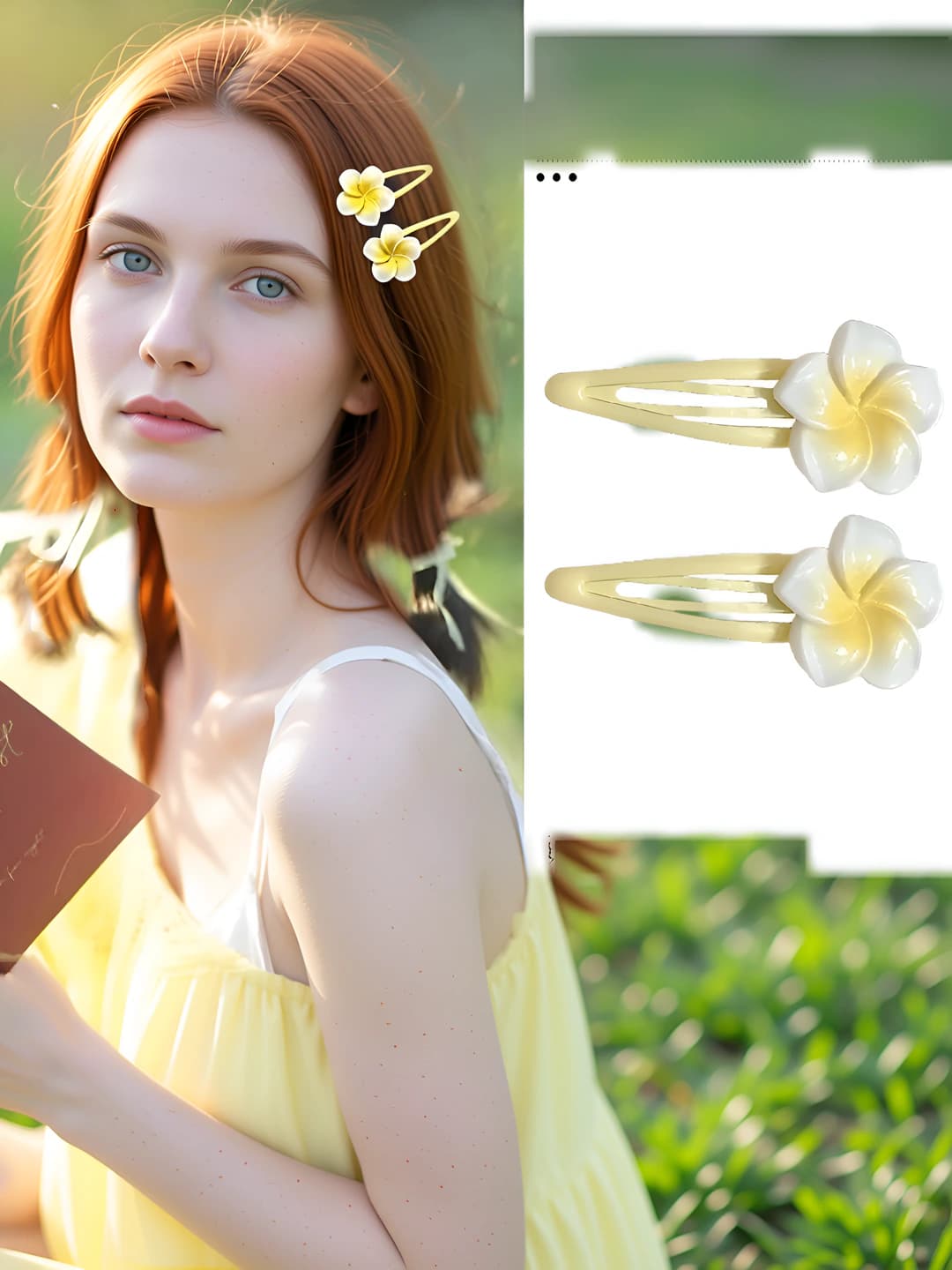 3# зажим-плюмерия капля 2 шт (ок. 5.7cm)