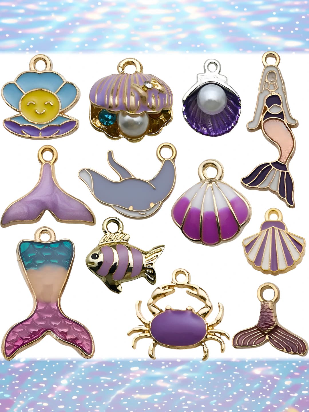 12 pc mixed purple series
