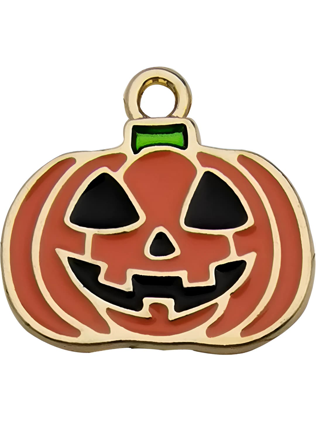 Orange pumpkin, 20x18mm, 2g
