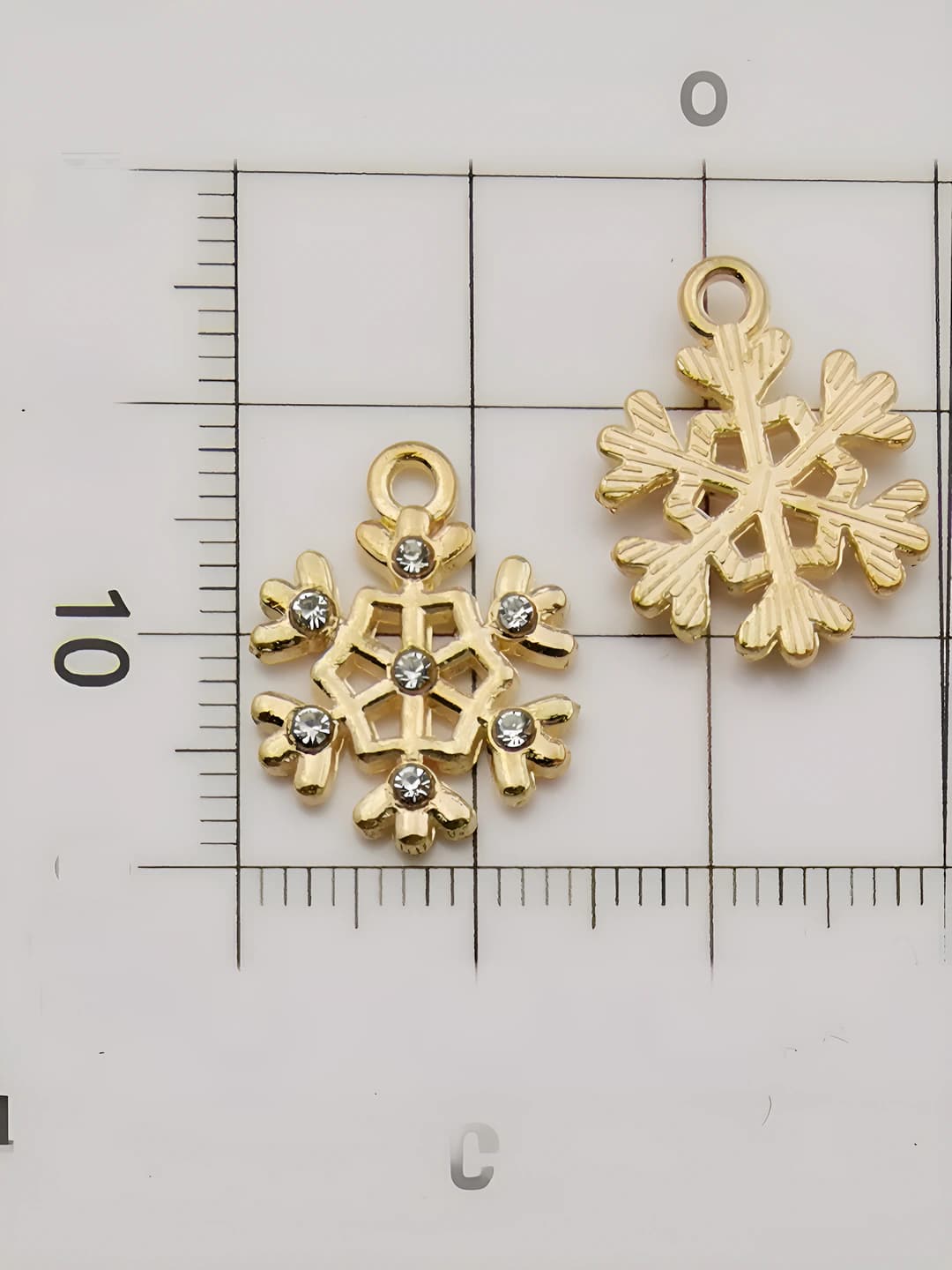 10926-Snowflake 10x13mm
