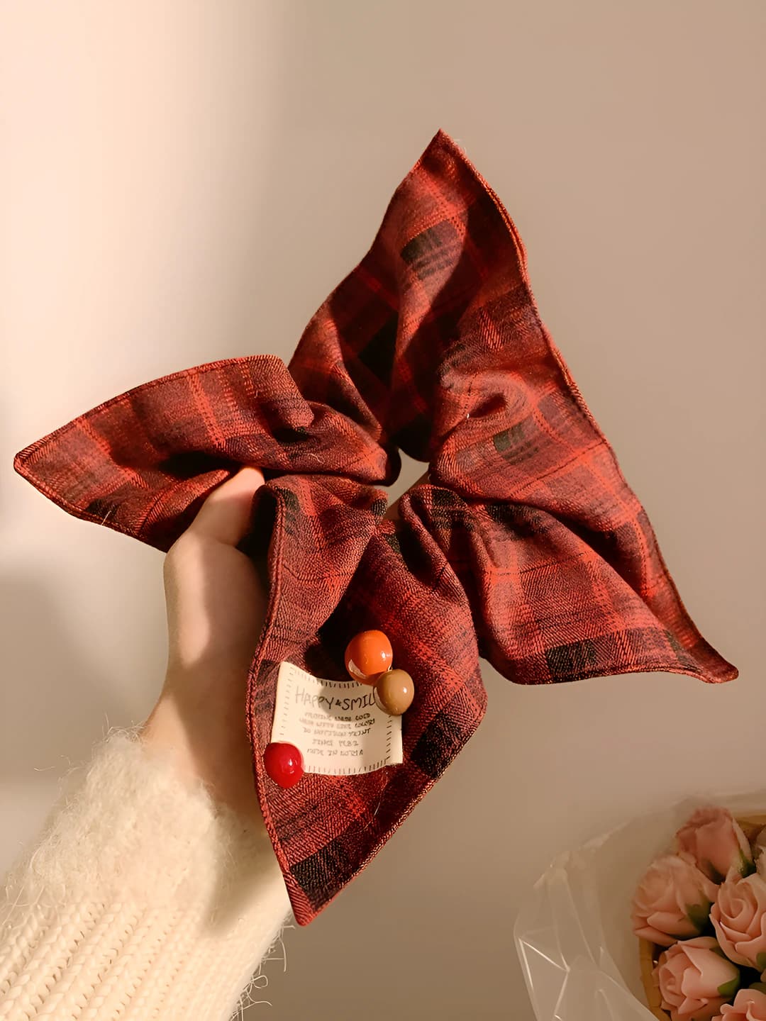 3# Red plaid