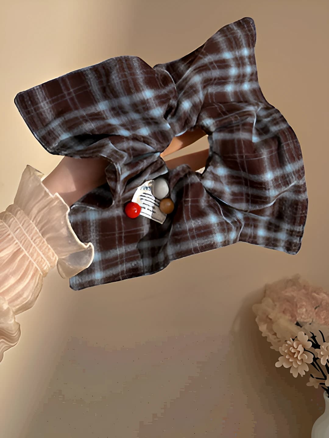 2# Black & blue plaid
