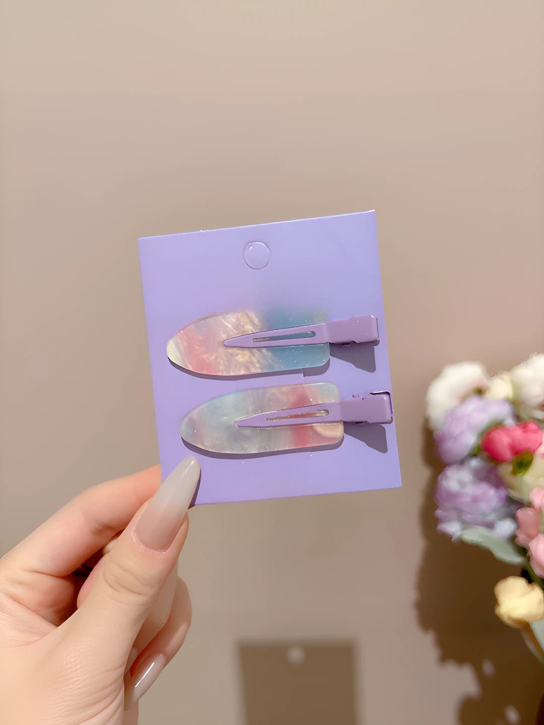 1# Purple 2 pcs - 6.5 cm