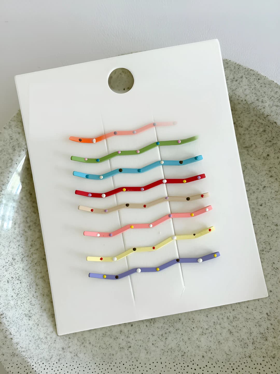 Wavy dots 8 pcs