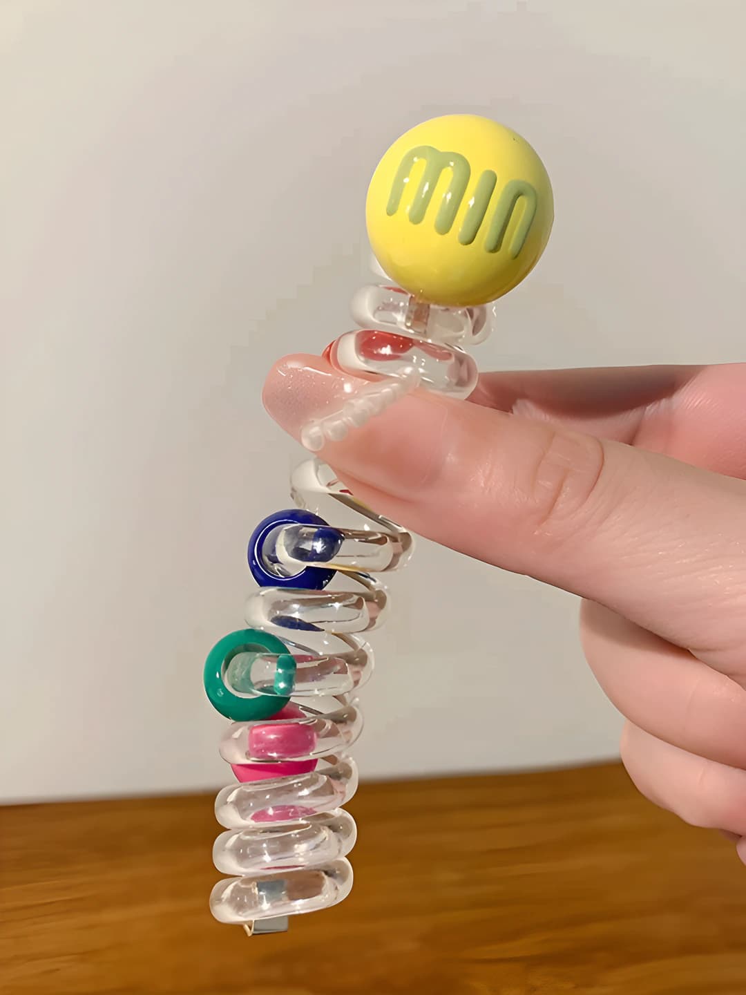 5# Colour ball, yellow, ~9 cm
