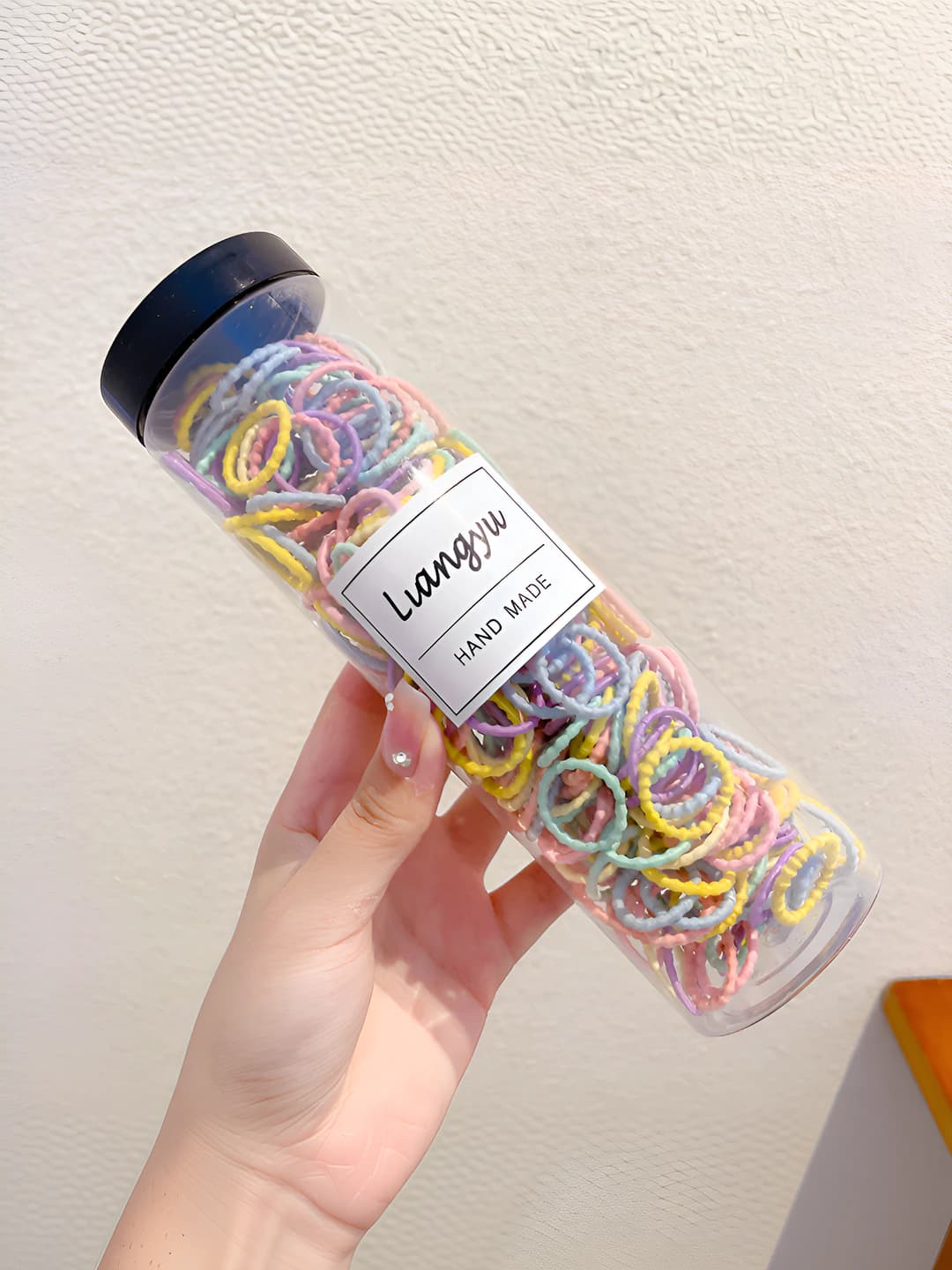 4# Multicolour polka dot small ring 300 pcs ~2 cm