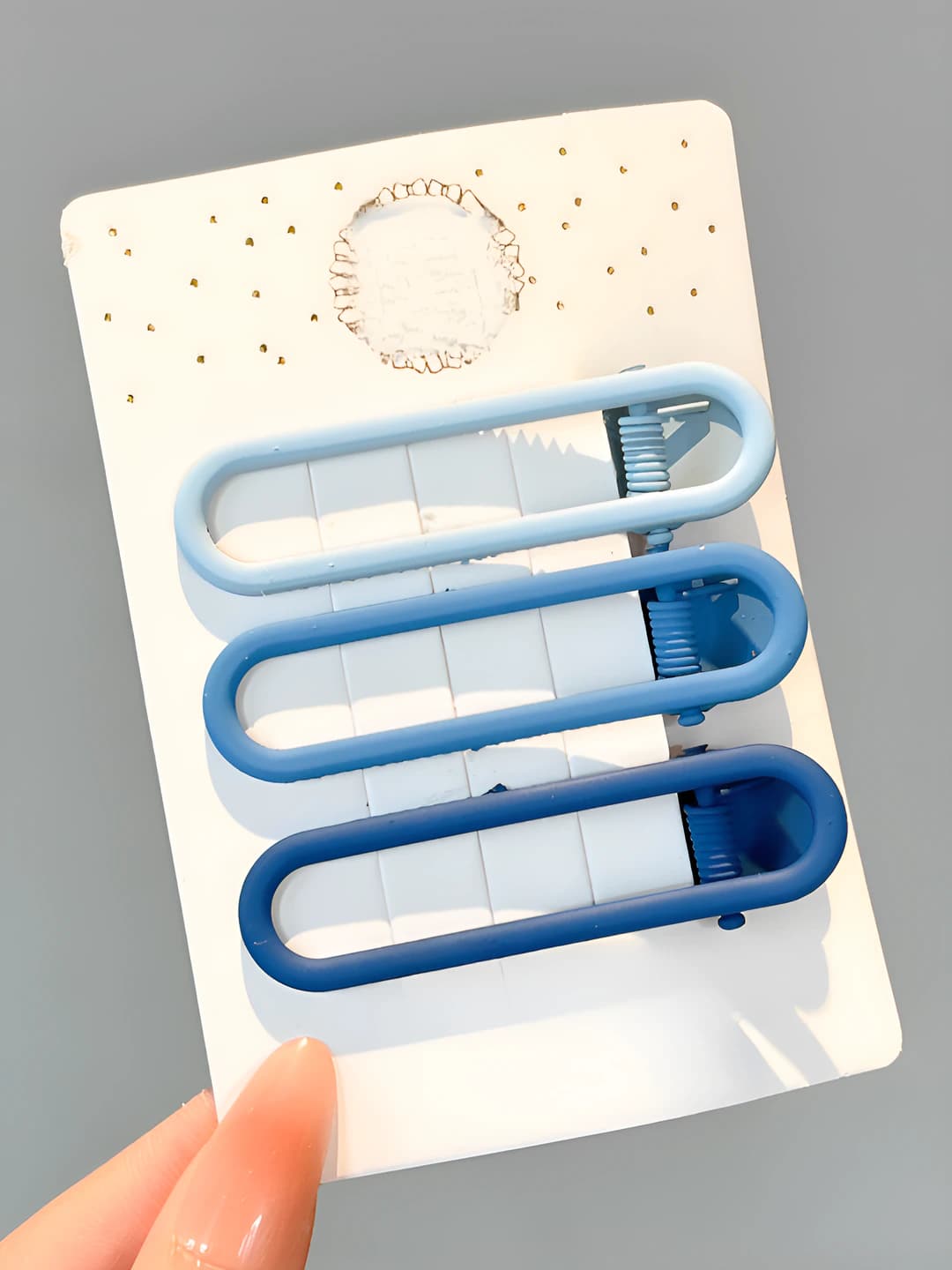 3# Blue gradient 3-piece set 6 cm
