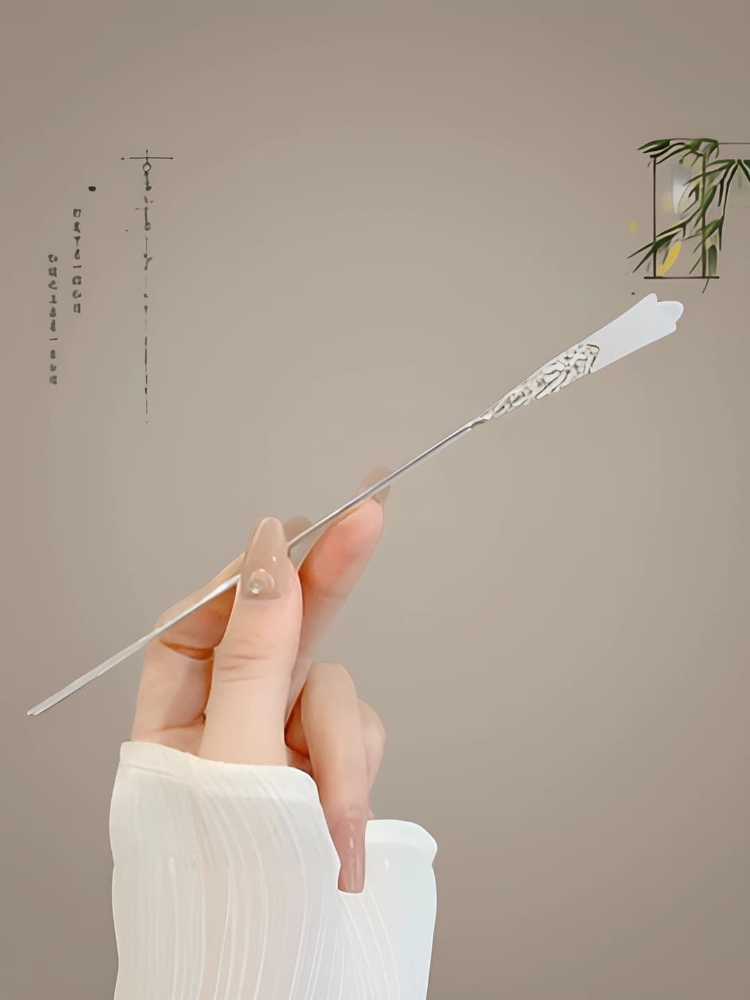 Oq yoshim shamlari 15 sm