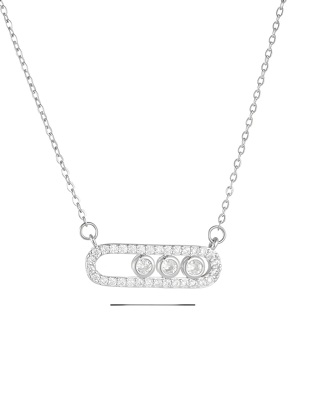 179-1 Geometric Titanium - Silver
