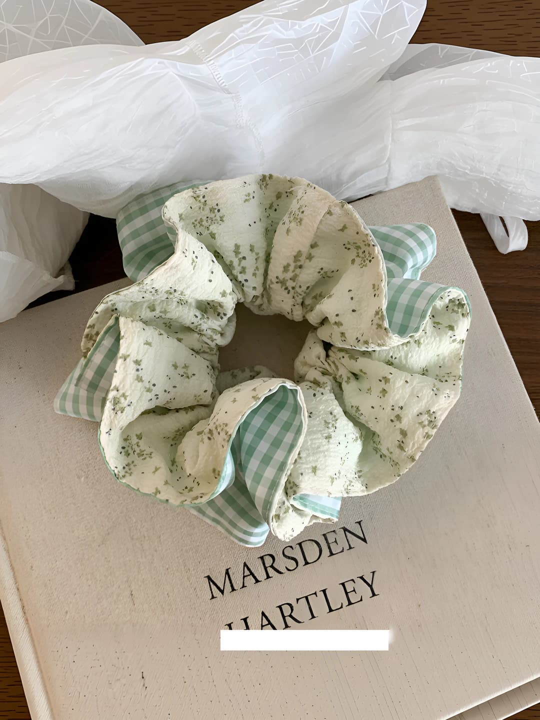 5# Green floral, 13 cm