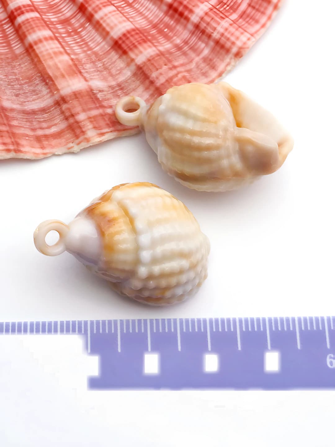 1 pc acrylic shell 19x31mm