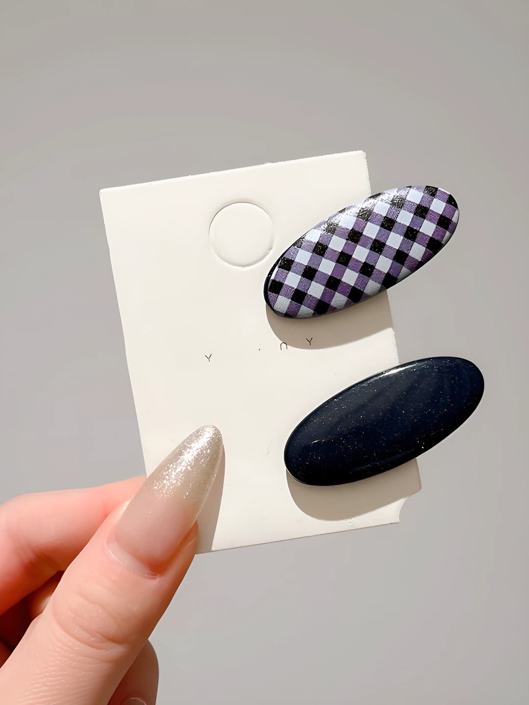 Blue plaid 2 sets-4 cm