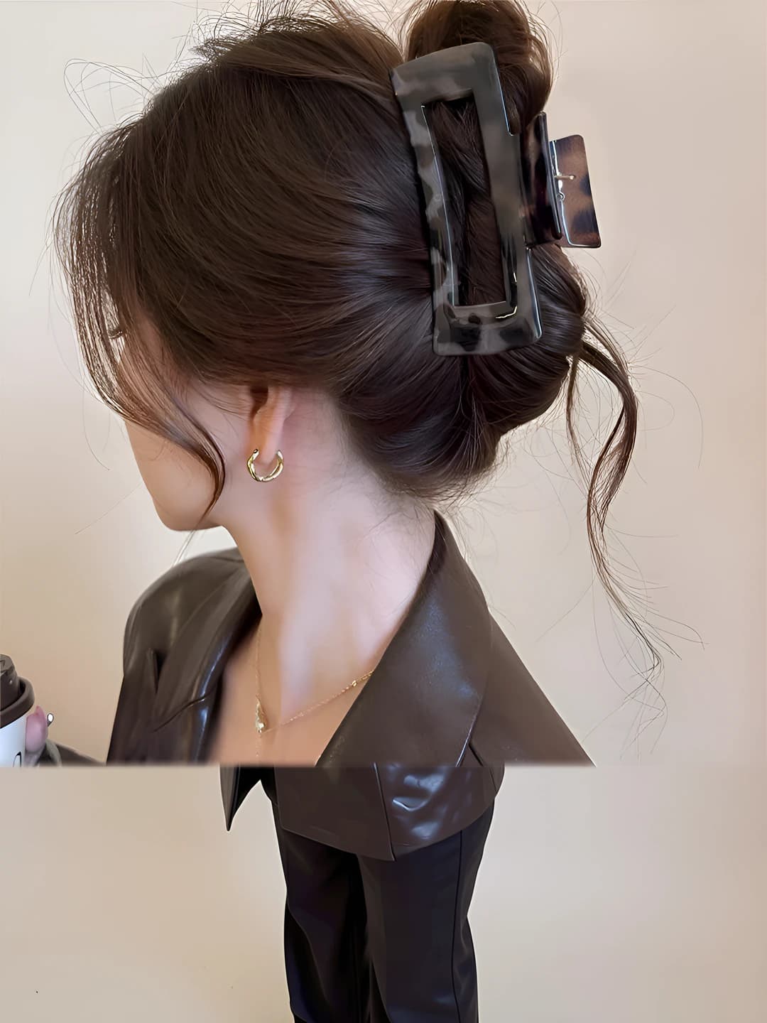 8# Hair clip - Grey