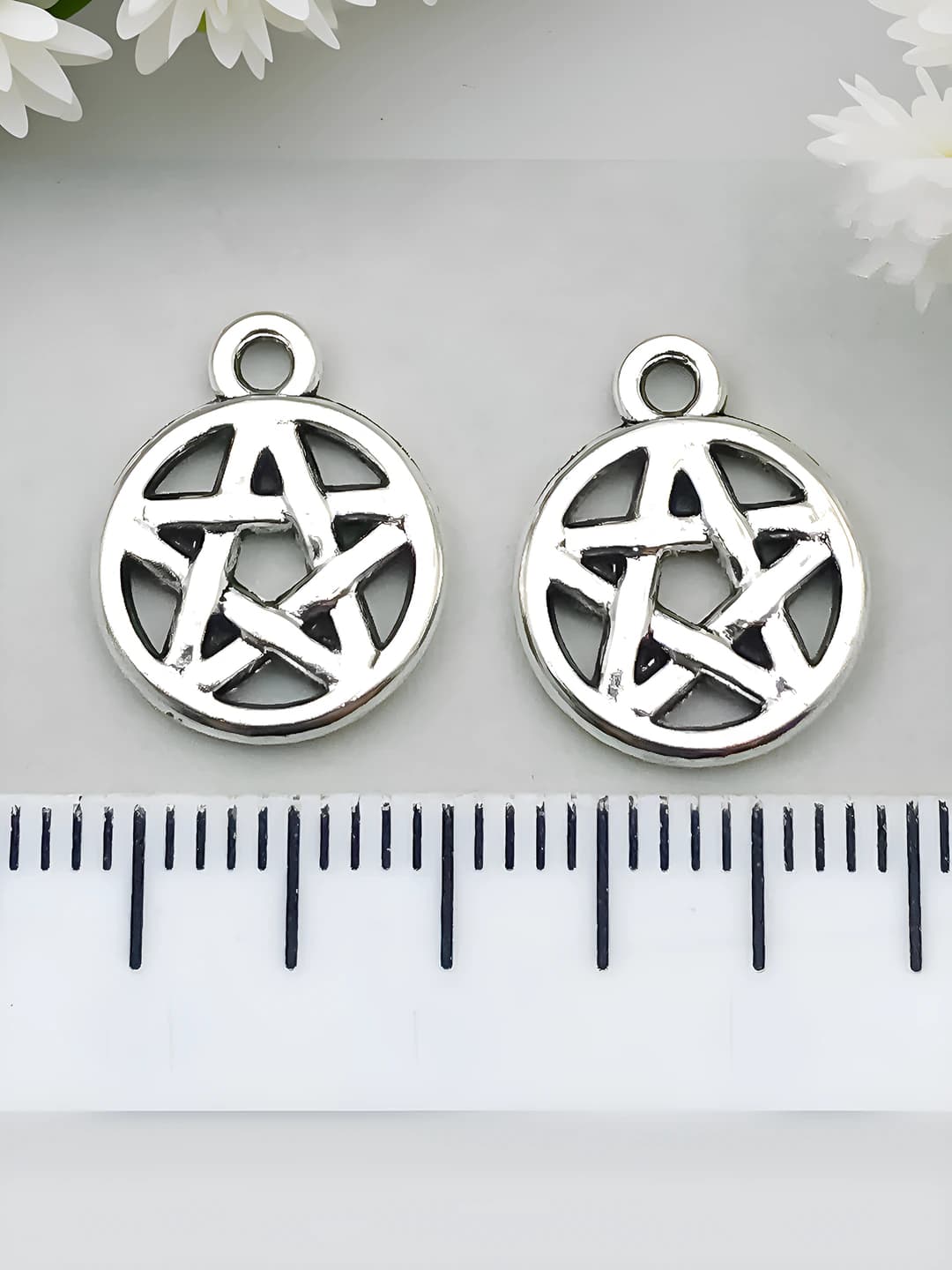 1 шт круглая пятиконечная звезда 12x14.5mm-0.9g-12131